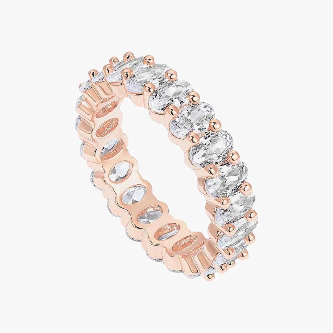 Oval Eternity Band