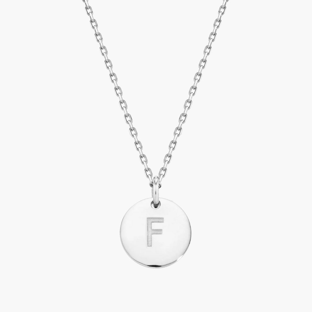 Initial Letter Pendant Necklace