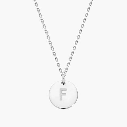 Initial Letter Pendant Necklace