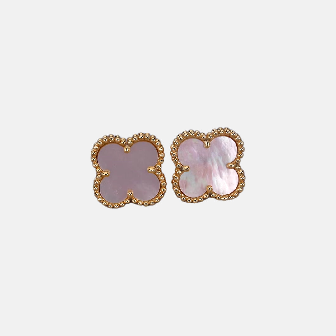 Four-Leaf Clover Stud Earrings