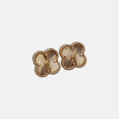 Four-Leaf Clover Stud Earrings