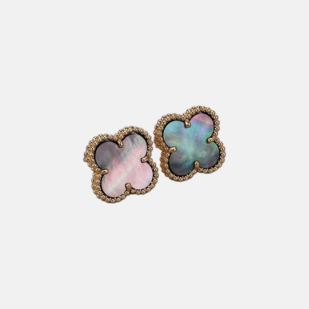 Four-Leaf Clover Stud Earrings