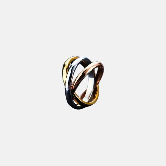 Intertwined Triune Ring