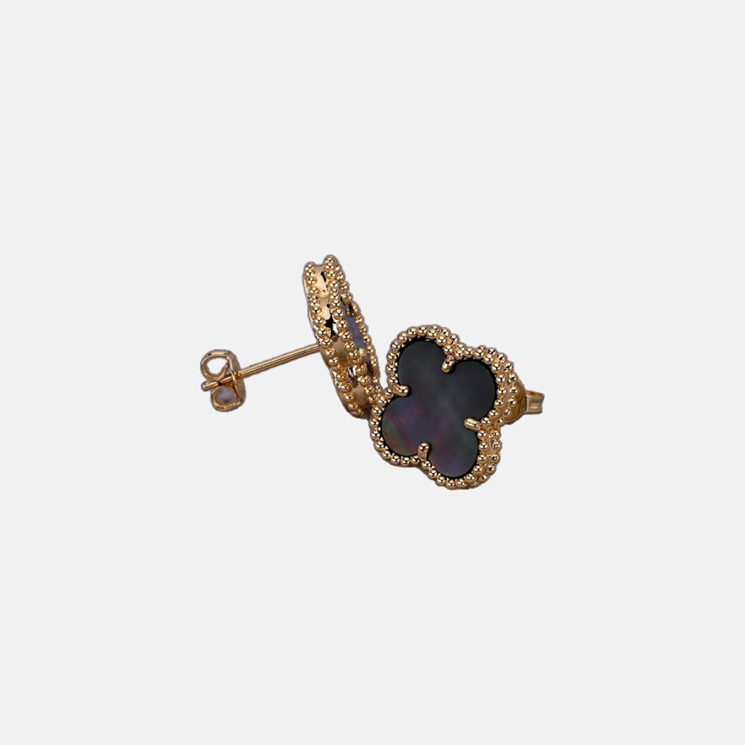 Four-Leaf Clover Stud Earrings