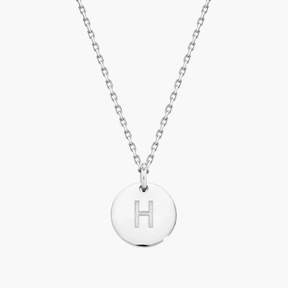 Initial Letter Pendant Necklace