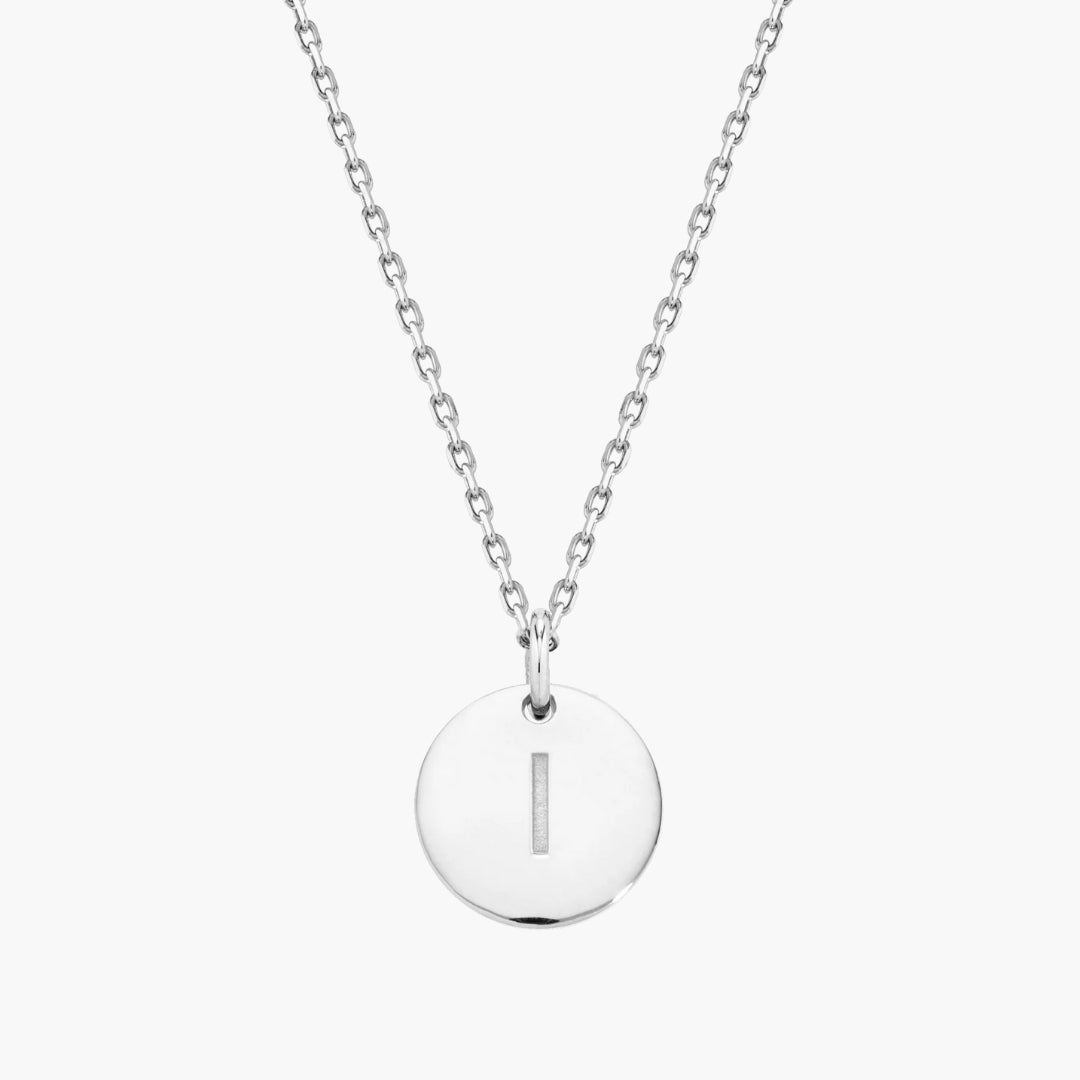 Initial Letter Pendant Necklace