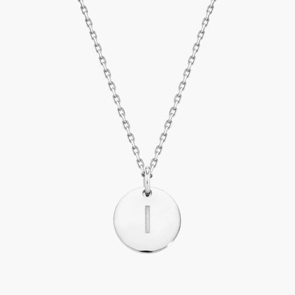 Initial Letter Pendant Necklace