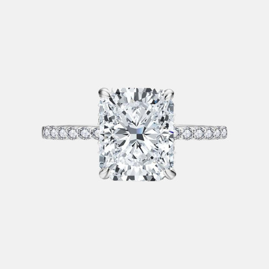 Radiant Moissanite Ring