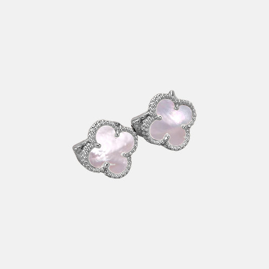 Four-Leaf Clover Stud Earrings