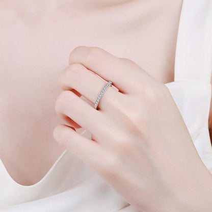 Moissanite Eternity Ring