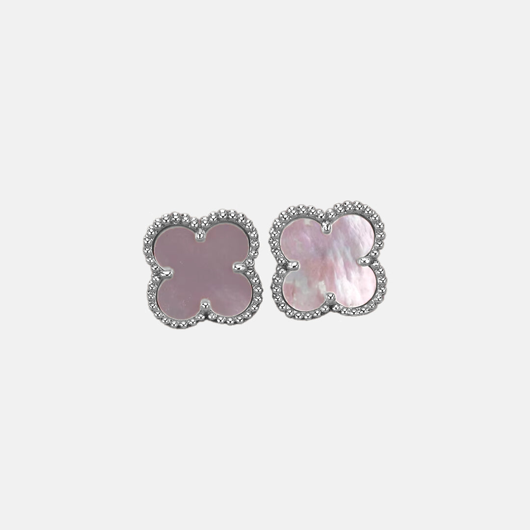 Four-Leaf Clover Stud Earrings