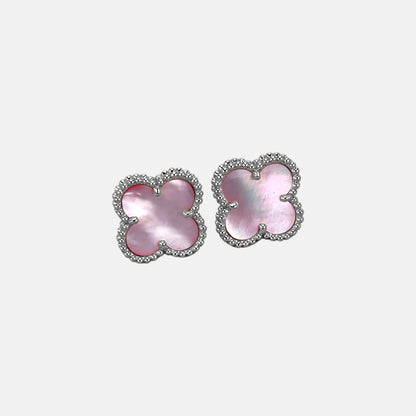 Four-Leaf Clover Stud Earrings