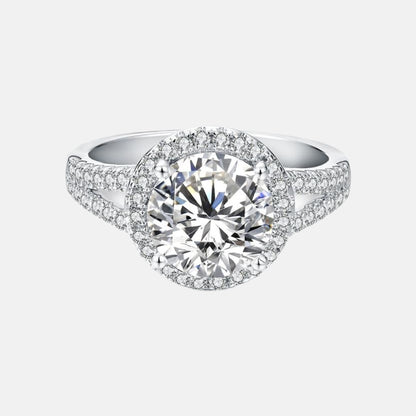 Round Moissanite Ring
