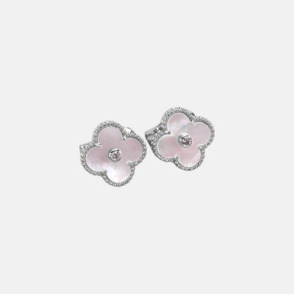 Four-Leaf Clover Stud Earrings