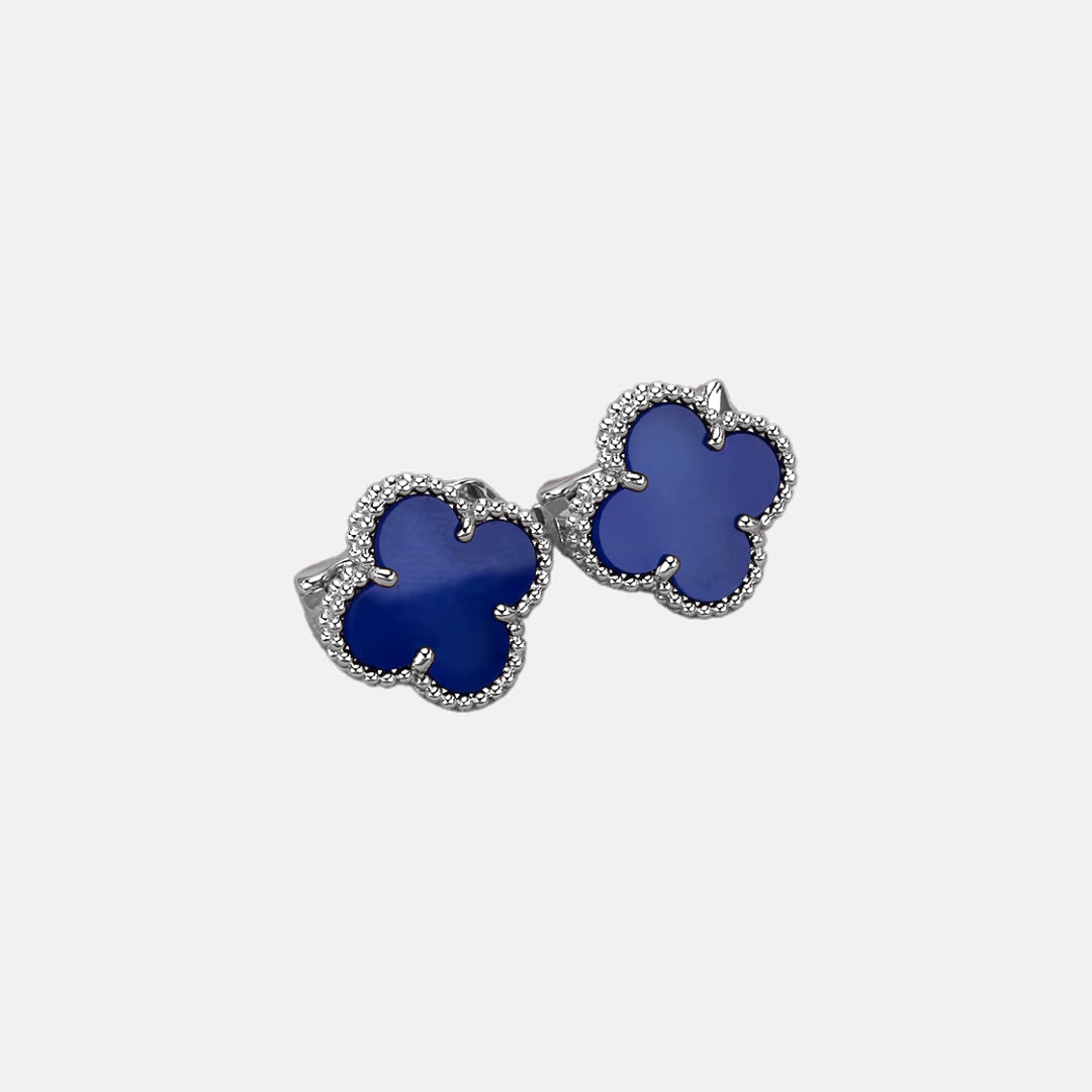 Four-Leaf Clover Stud Earrings