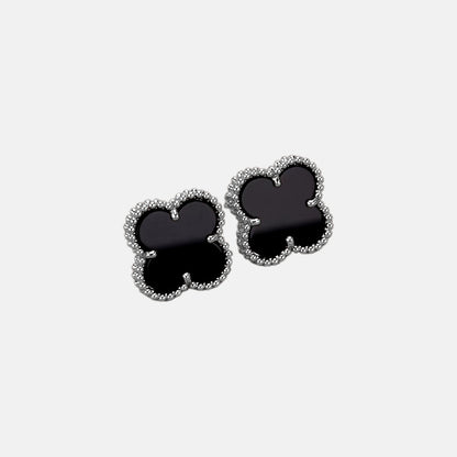 Four-Leaf Clover Stud Earrings