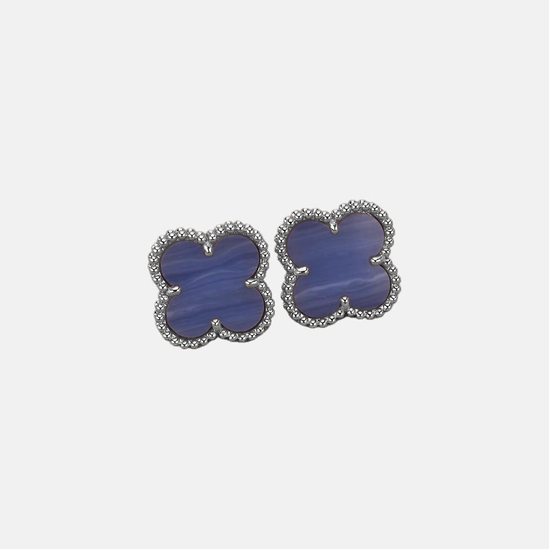 Four-Leaf Clover Stud Earrings