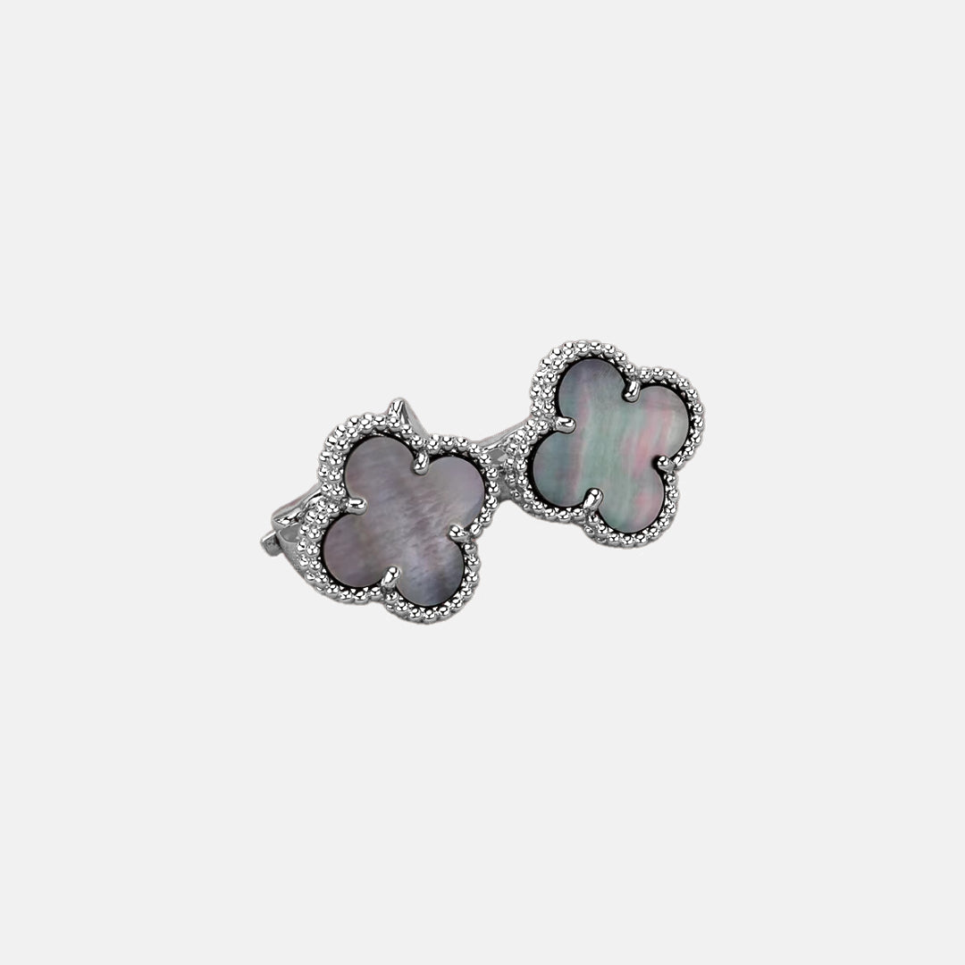 Four-Leaf Clover Stud Earrings