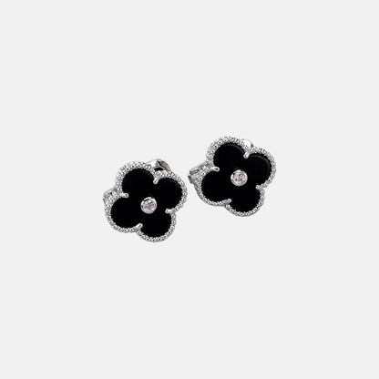 Four-Leaf Clover Stud Earrings