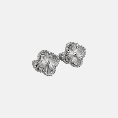 Four-Leaf Clover Stud Earrings